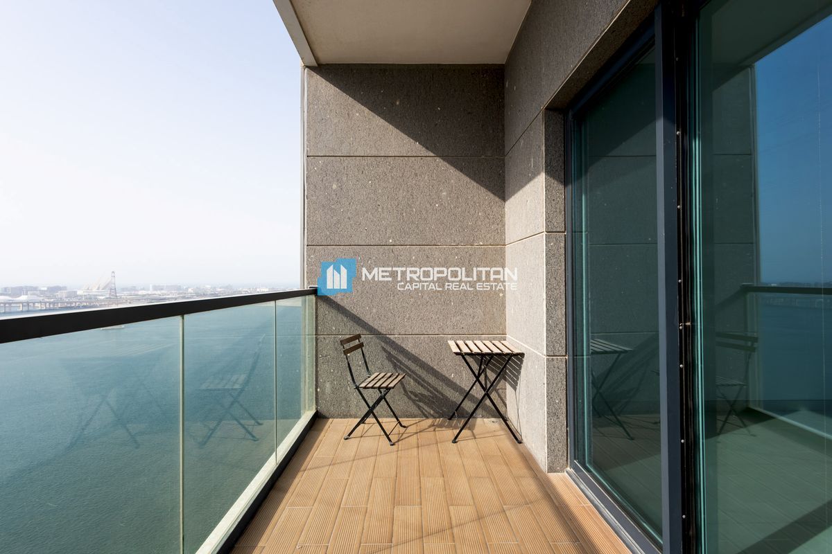 High Floor 1BR w/ Balcony | Sea View | Upcoming
