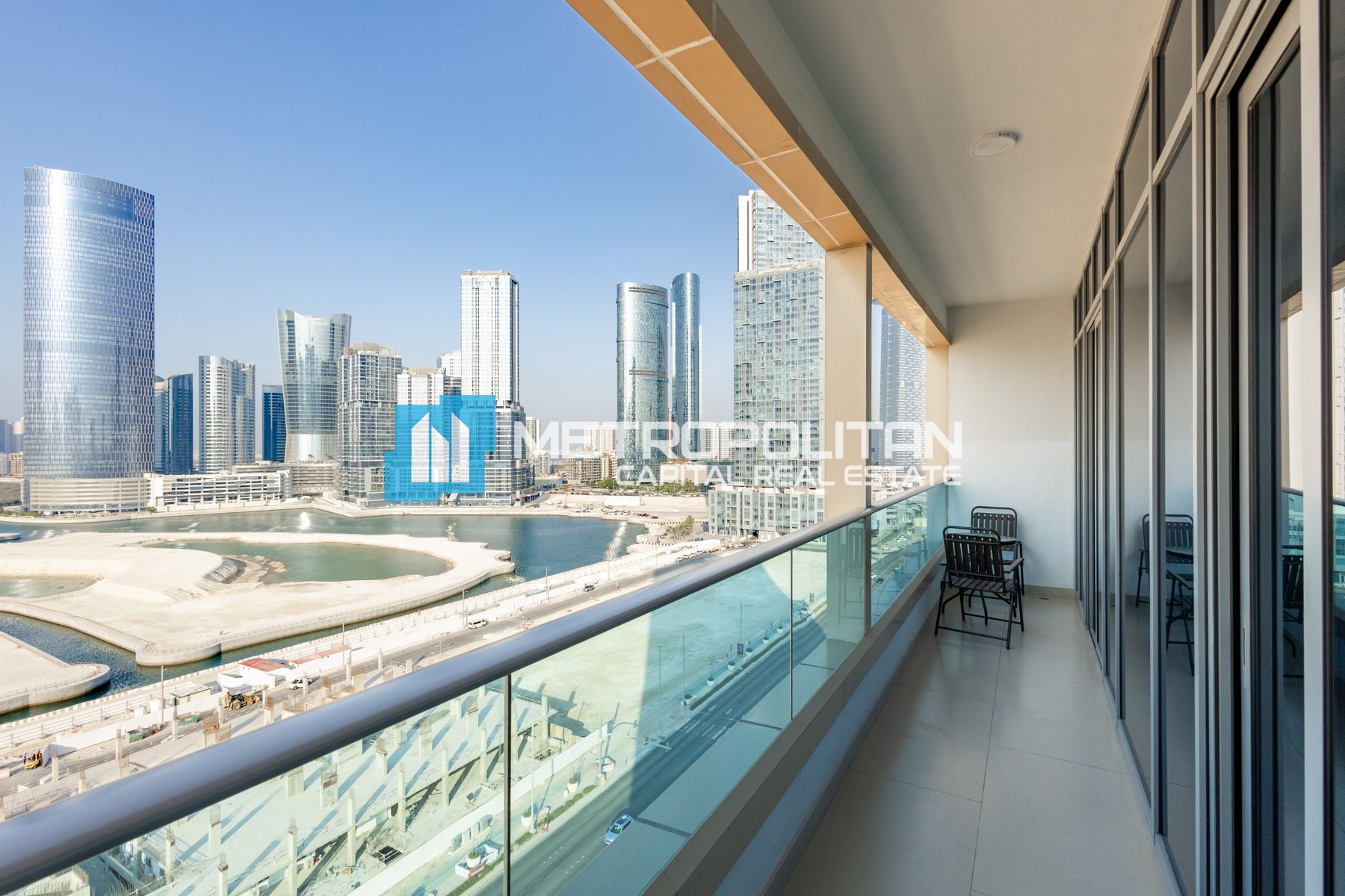 Partial Canal View | High Floor | Modern 1BR