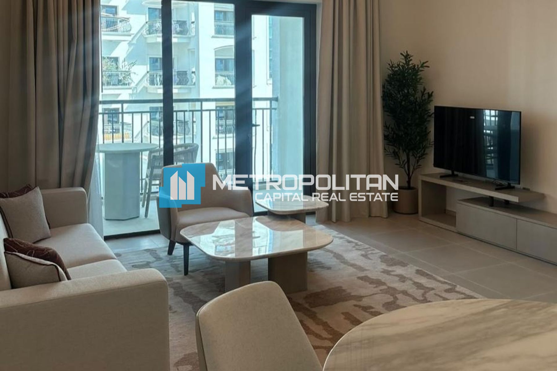 Partial Golf View | 1BR+Balcony | Fully Furnished