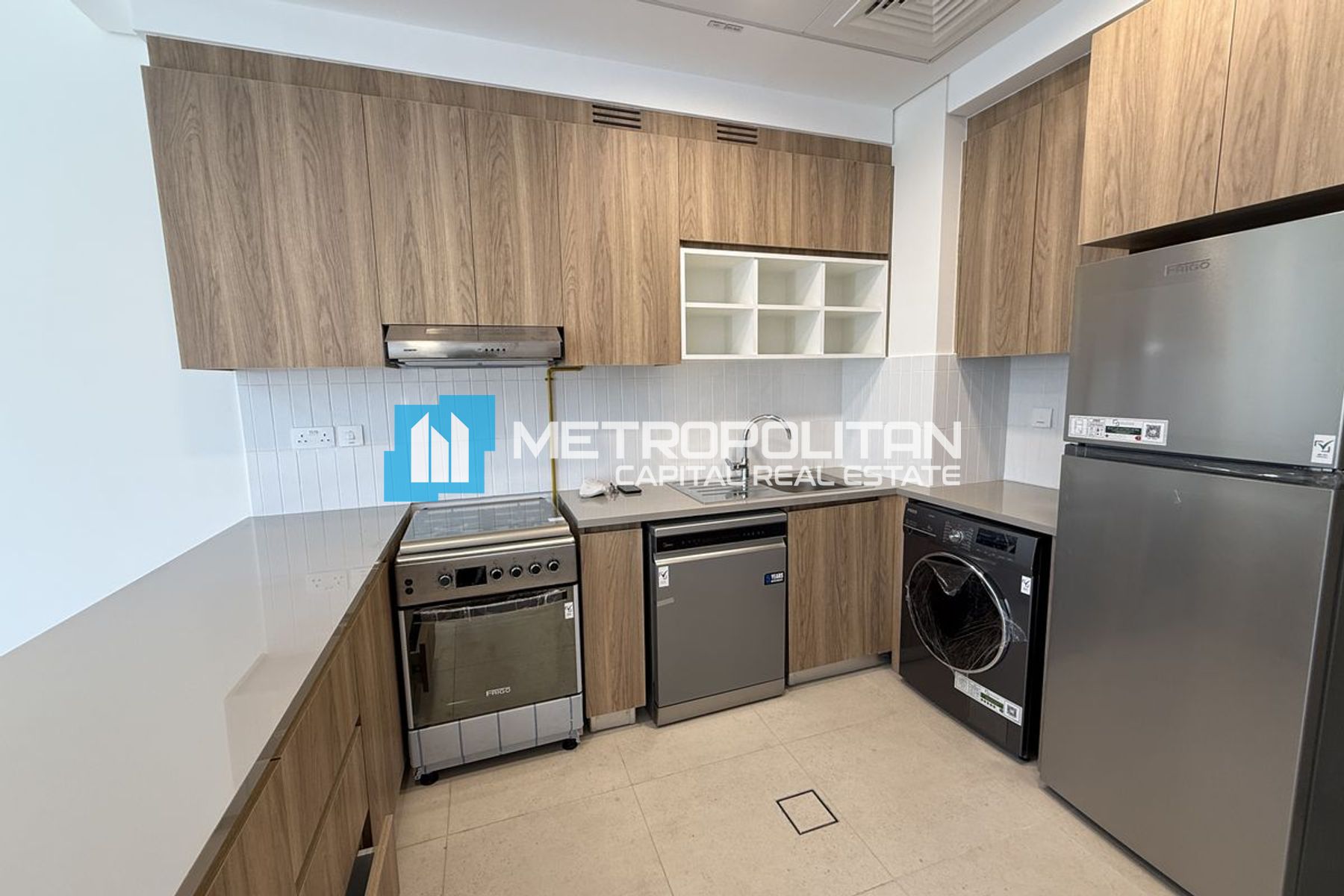2 BR with Maids | Kitchen Appliances | Single Row
