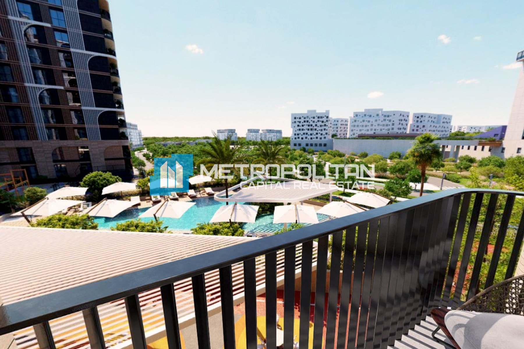 Pool View | High End 2BR+Maids | 2 Balconies