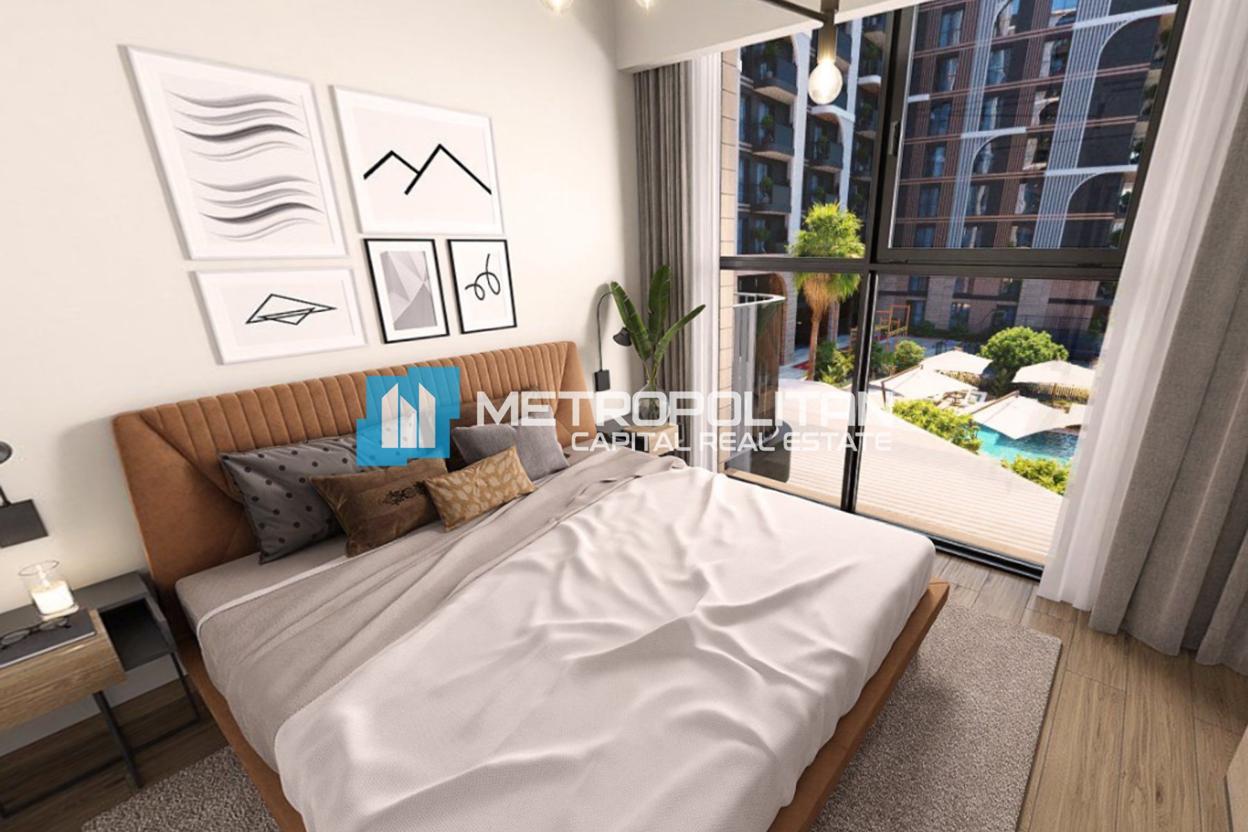Pool View | High End 2BR+Maids | 2 Balconies