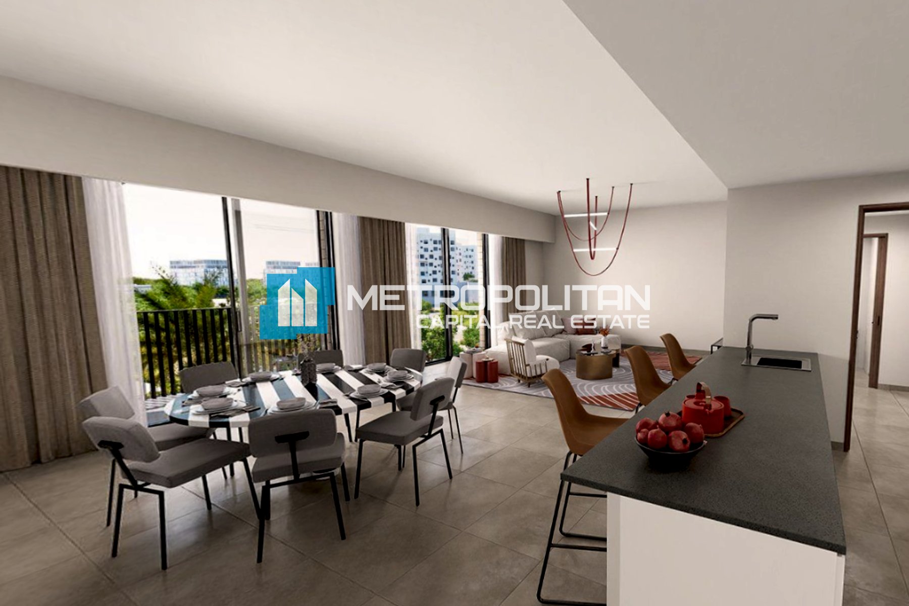 Pool View | High End 2BR+Maids | 2 Balconies