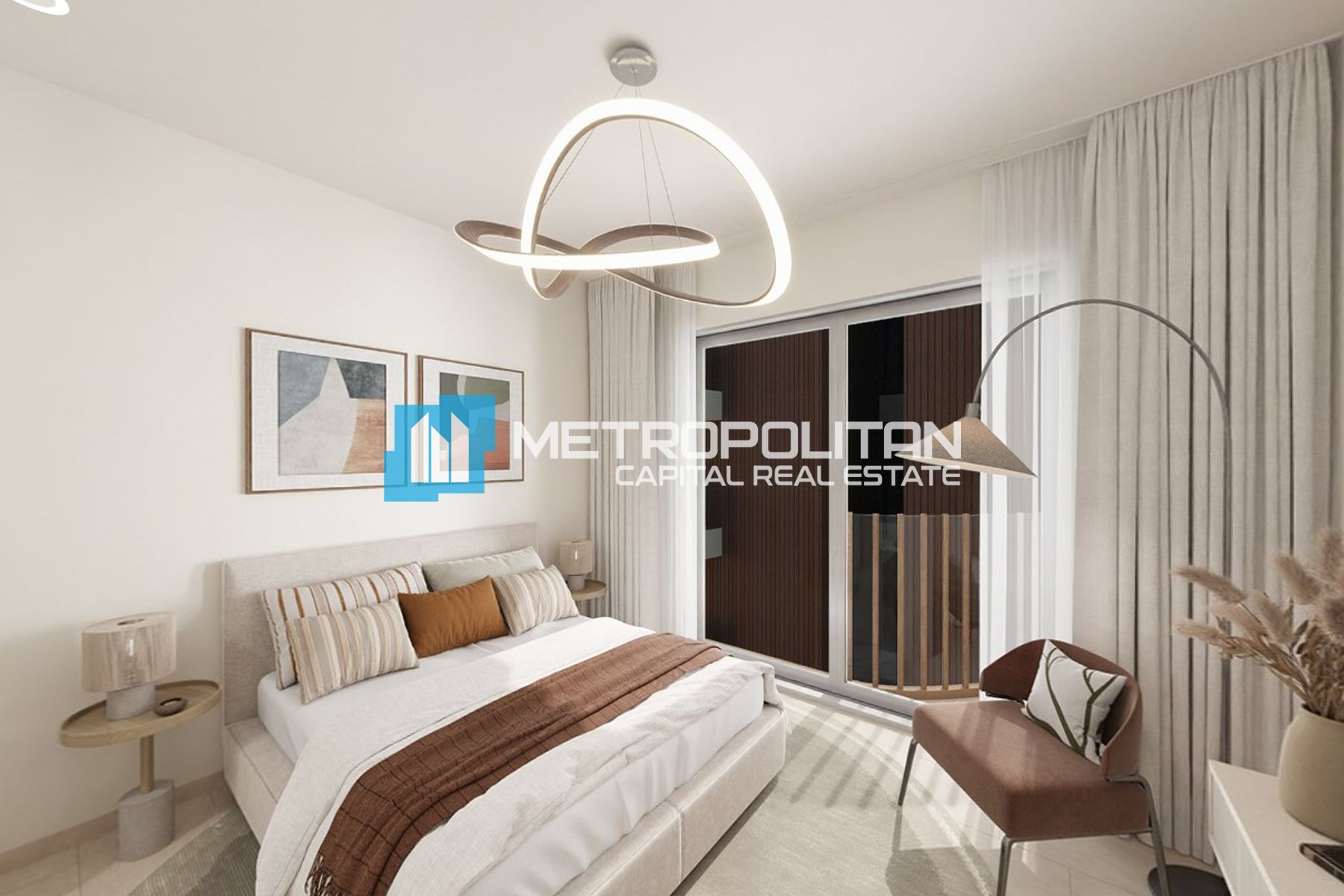 1BR w/ Partial Canal View | Balcony | Waterfront