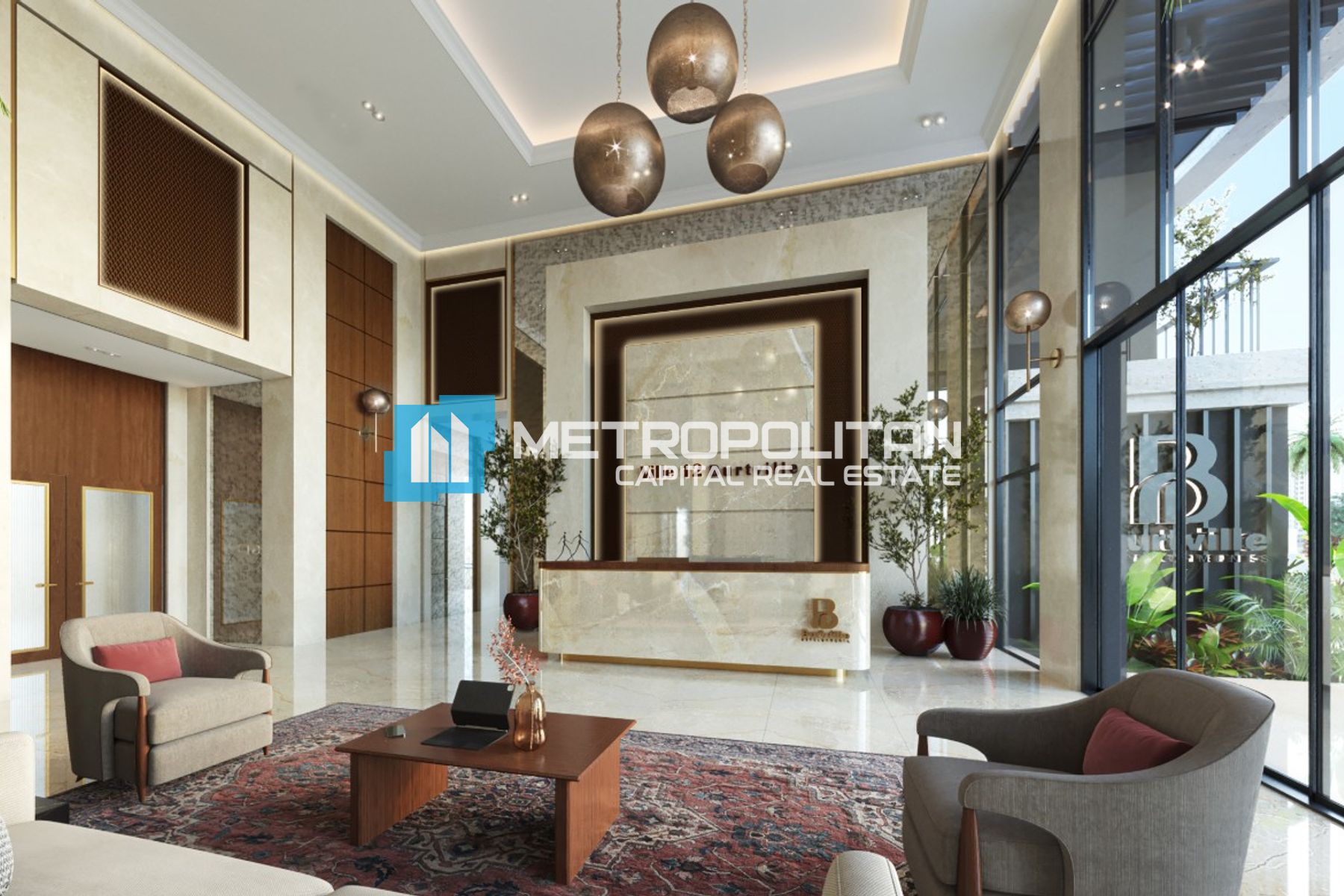 Furnished 1BR+Maids | Pool View | Laundry Area