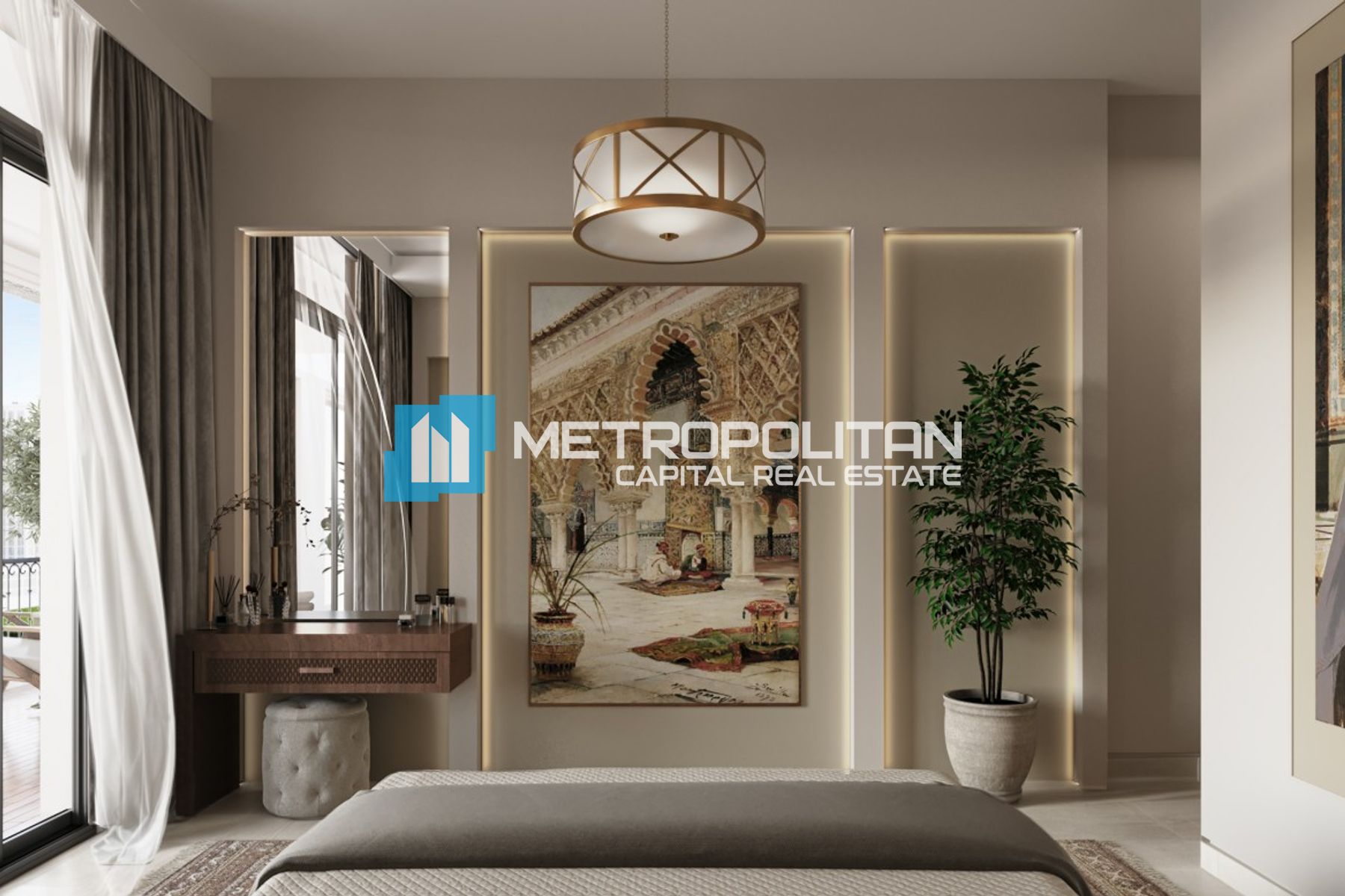 Furnished 1BR+Maids | Pool View | Laundry Area