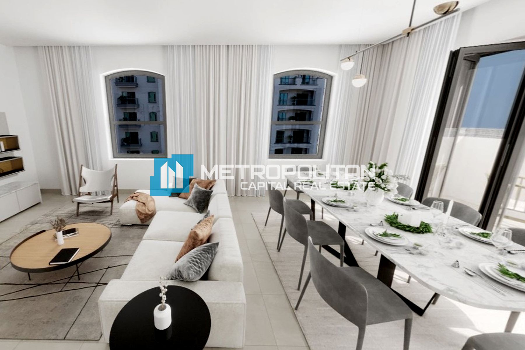 Corner 3BR+M | Full Golf and Sea View | High Floor