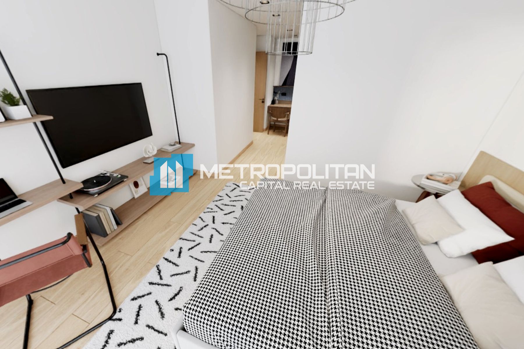 Pool View | 2BR+Balcony | Laundry and Study Area