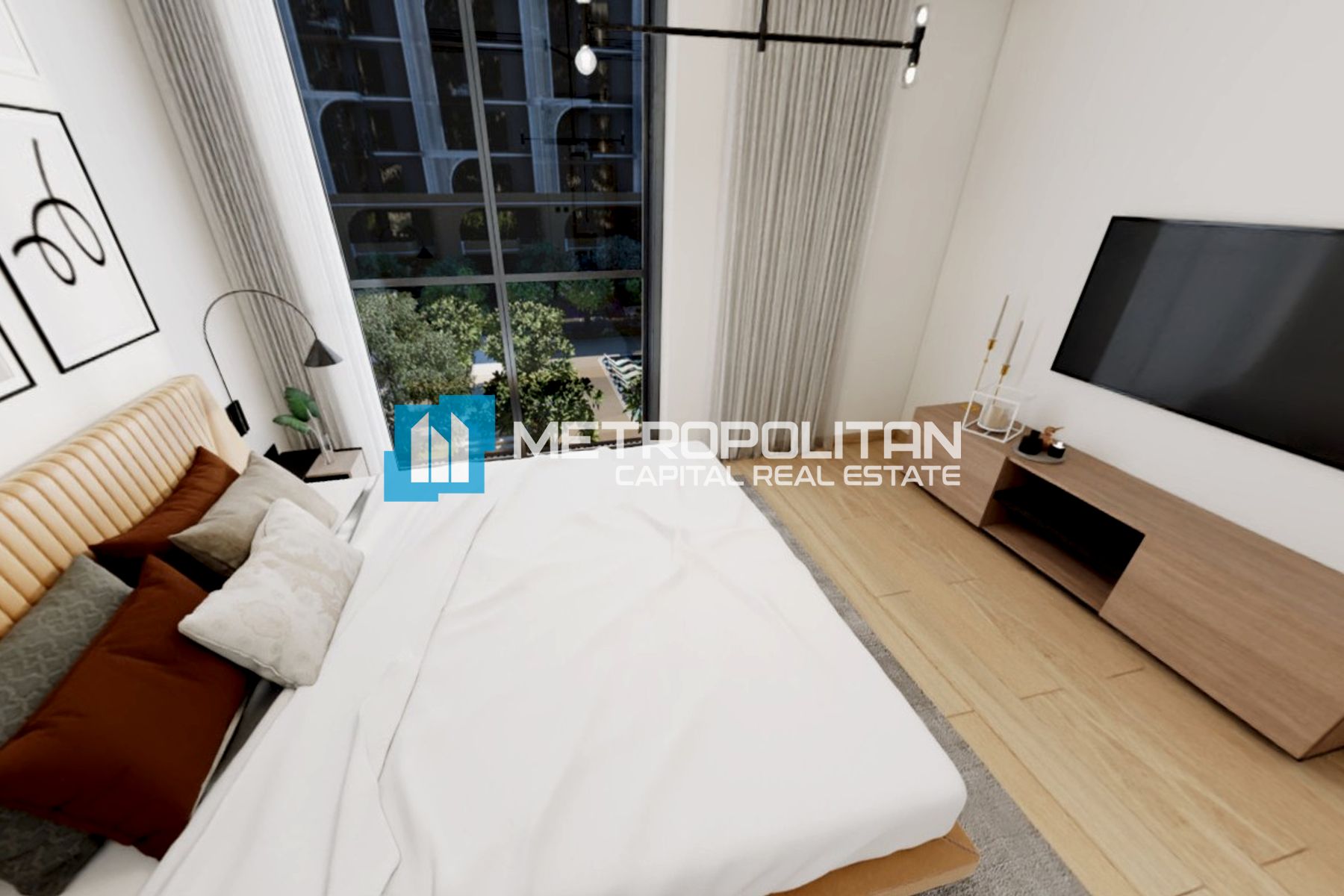 Pool View | 2BR+Balcony | Laundry and Study Area