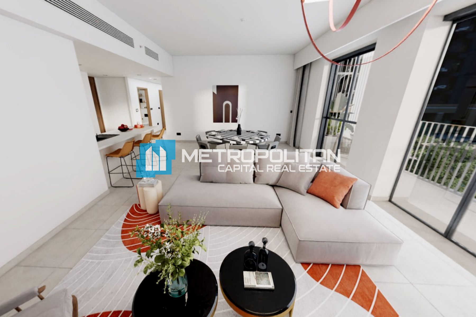 Pool View | 2BR+Balcony | Laundry and Study Area