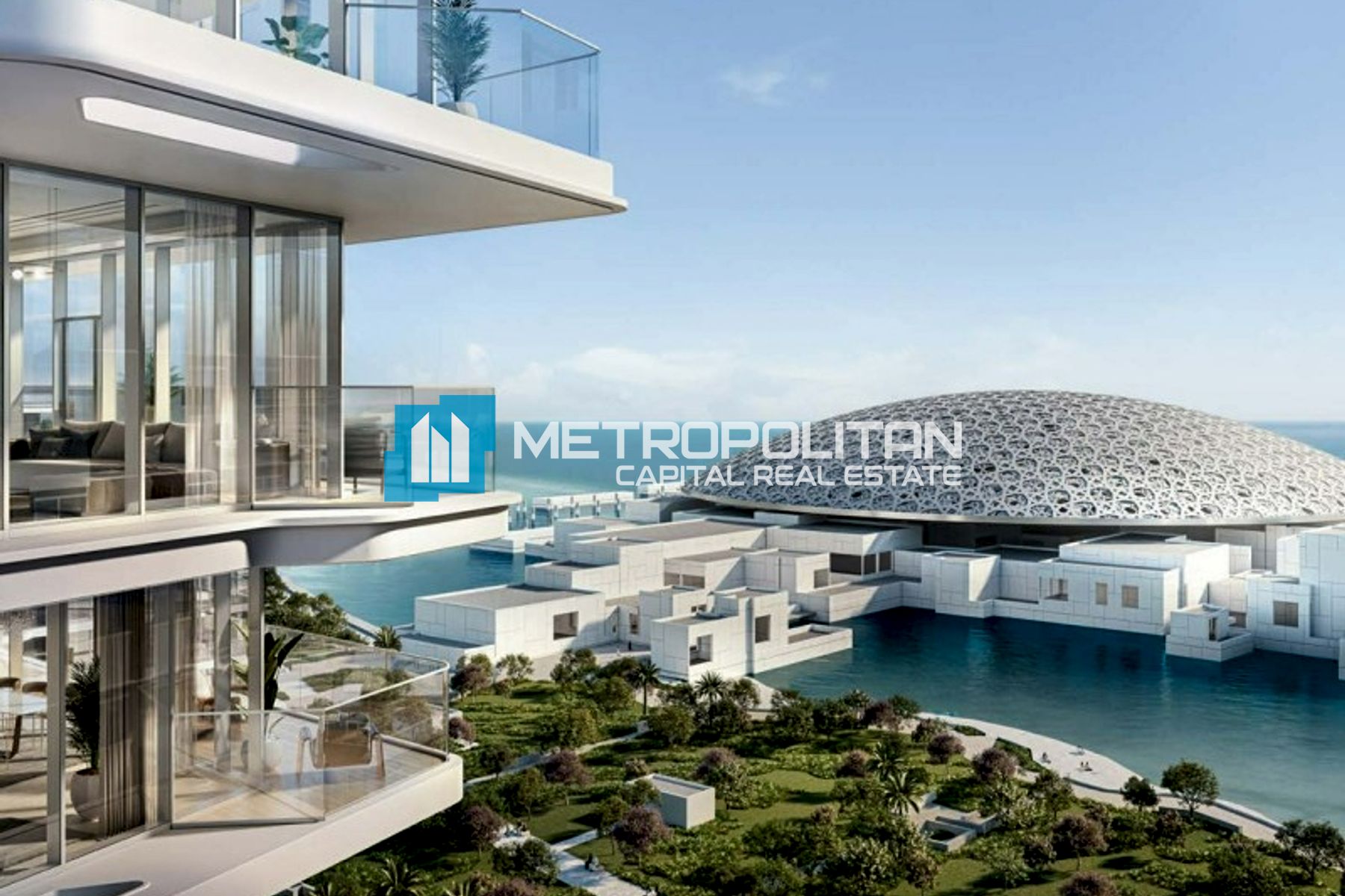 Scenic Louvre and Sea Views | 2BR | Storage