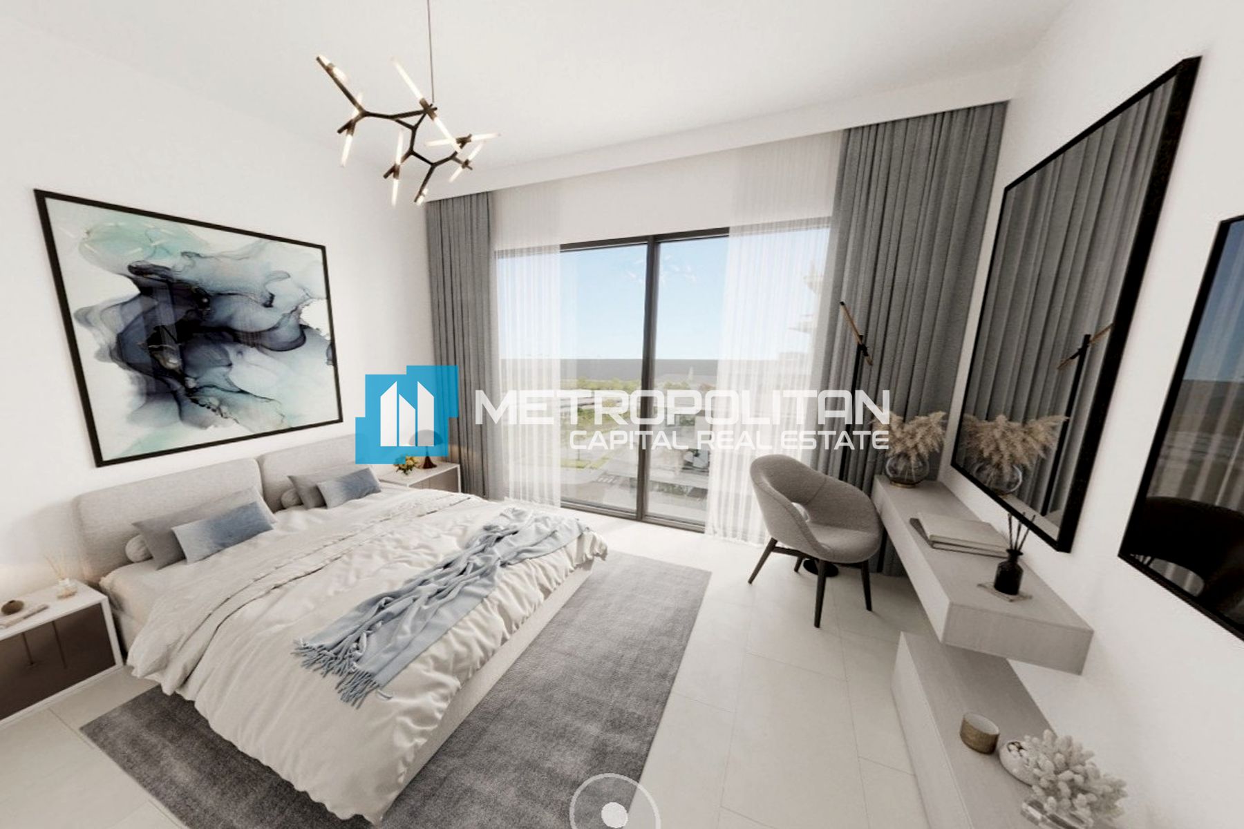 Scenic Louvre and Sea Views | 2BR | Storage