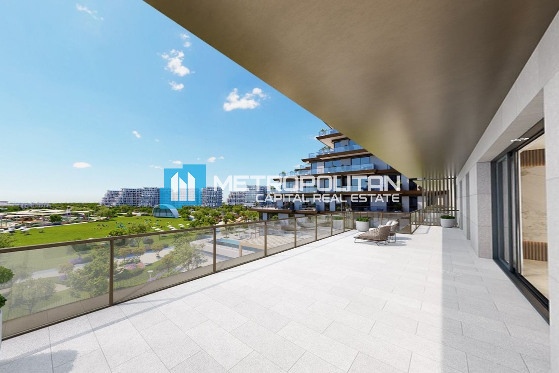 Corner 3BR+Maids |Huge Balcony| Pool and Park View