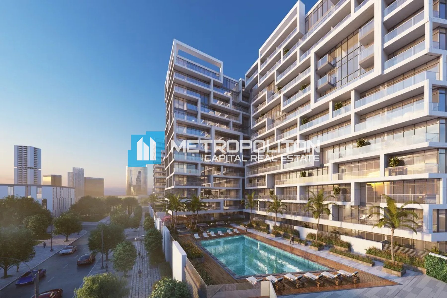Furnished | High Floor | 1 Bedroom w/ 2 Balconies