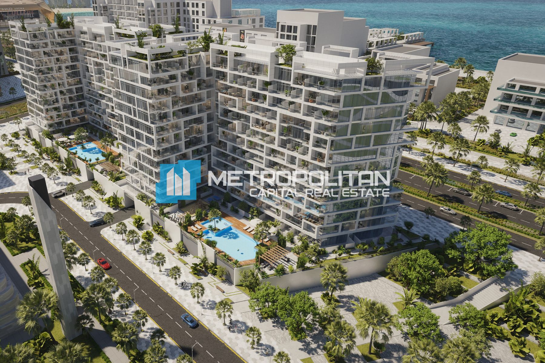 Furnished | High Floor | 1 Bedroom w/ 2 Balconies