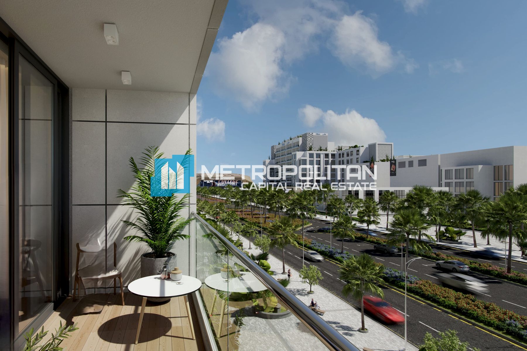 Furnished | High Floor | 1 Bedroom w/ 2 Balconies