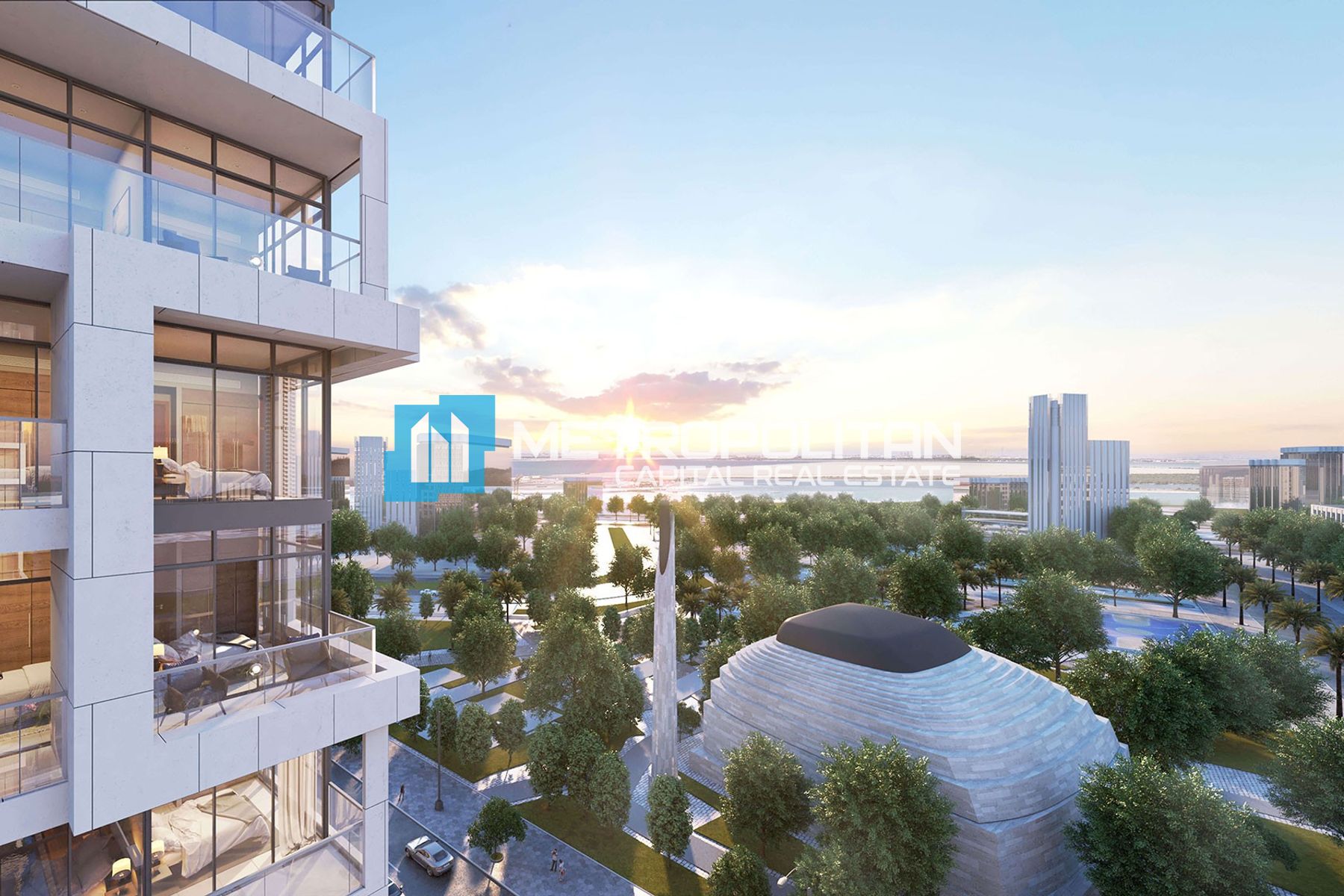 Furnished | High Floor | 1 Bedroom w/ 2 Balconies