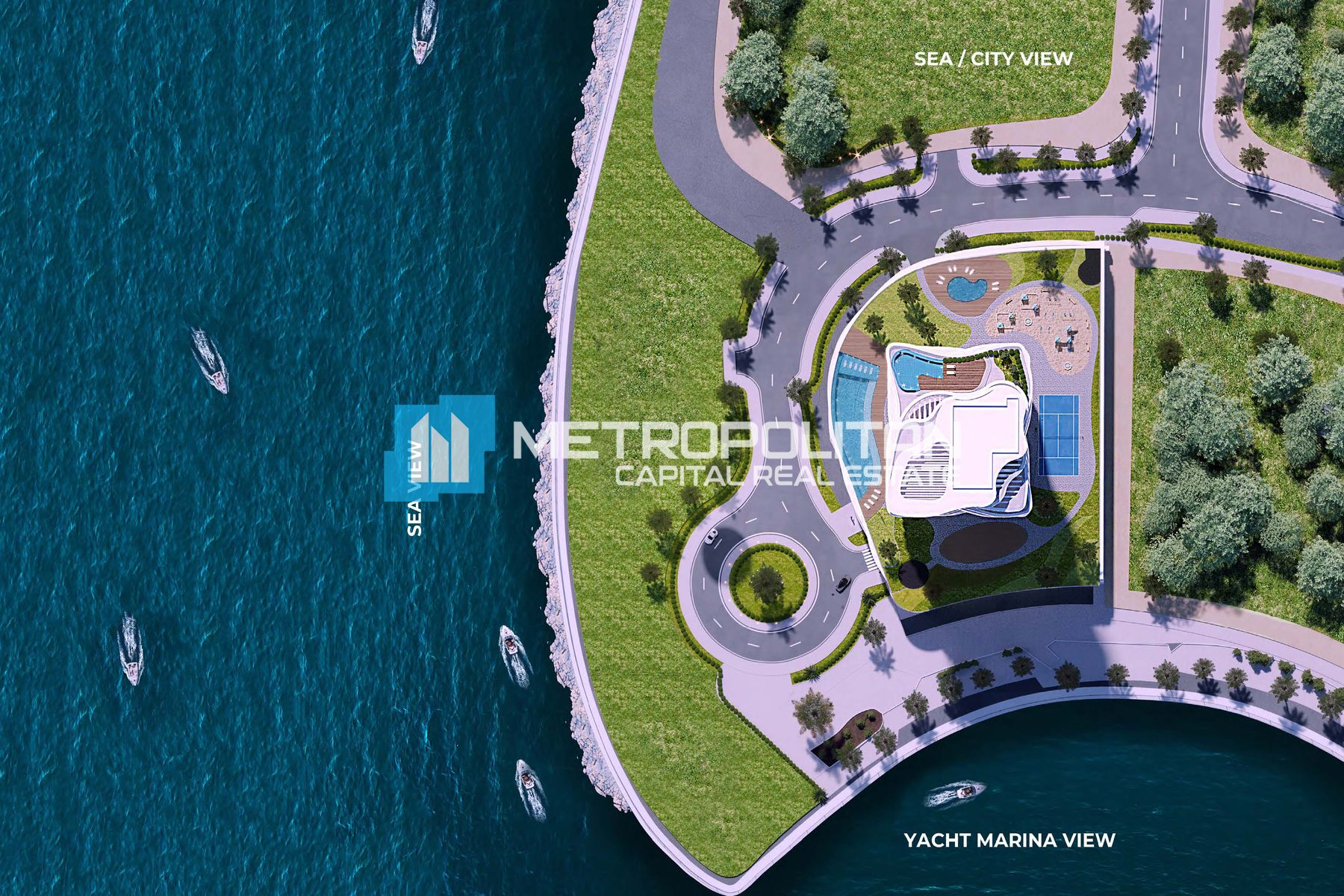 Sea And City View | 1BR+Balcony | Premium Living