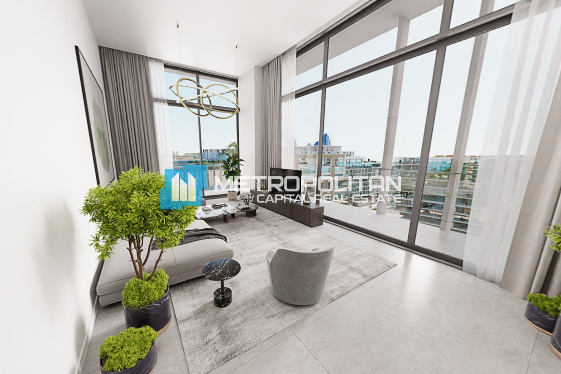 Full Sea Louvre View | 5BR w/ Maids | Private Pool