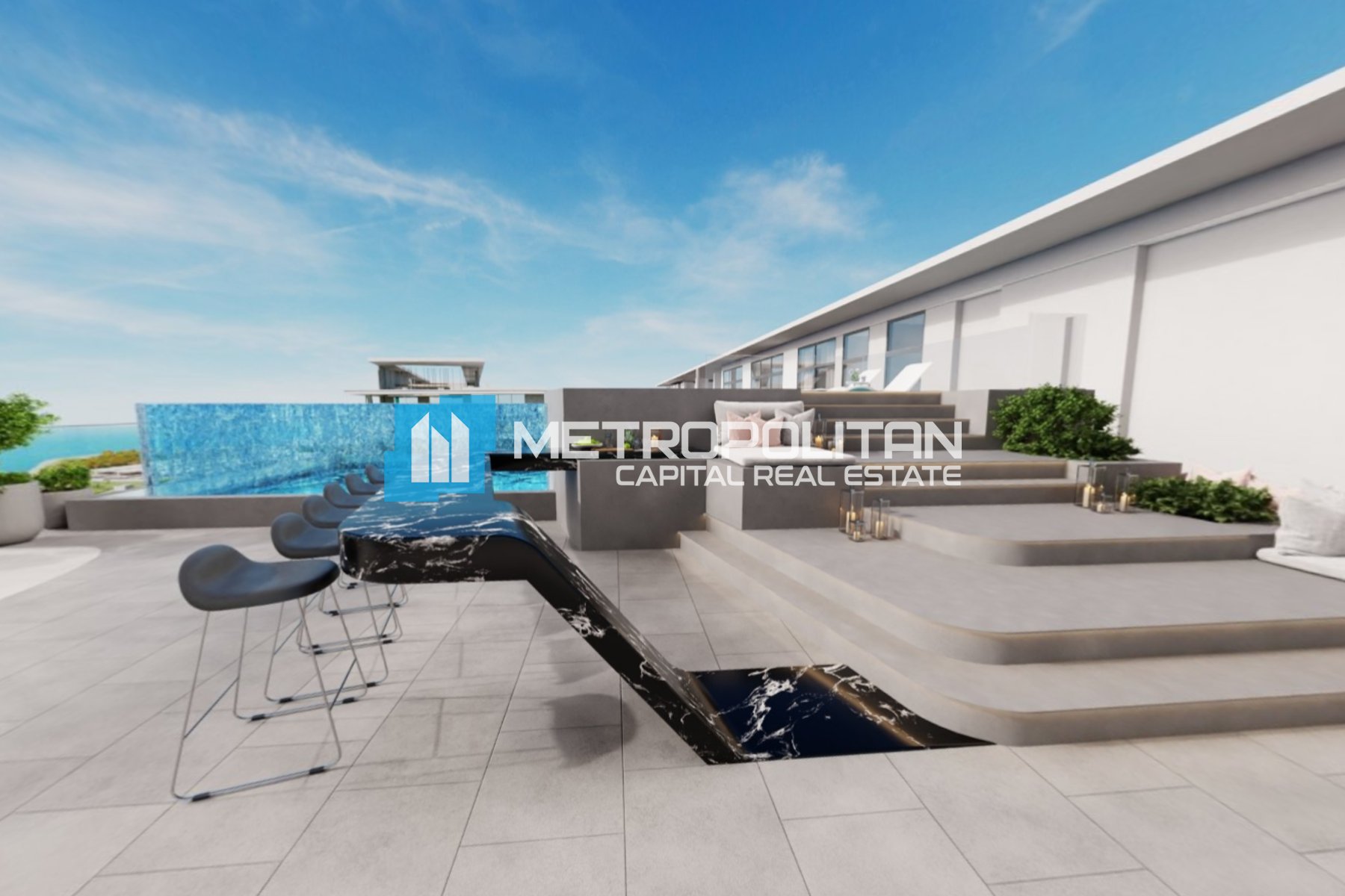 Full Sea Louvre View | 5BR w/ Maids | Private Pool