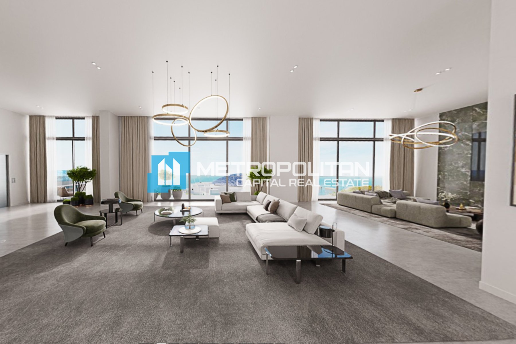 Full Sea Louvre View | 5BR w/ Maids | Private Pool