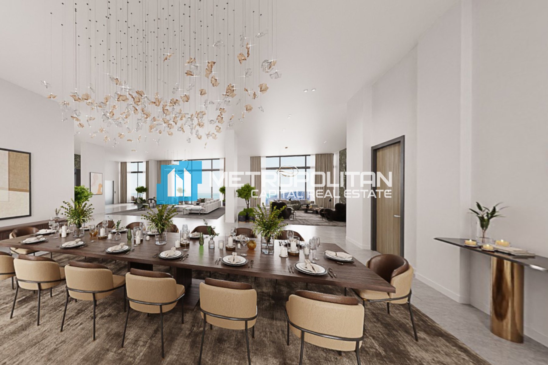 Full Sea Louvre View | 5BR w/ Maids | Private Pool