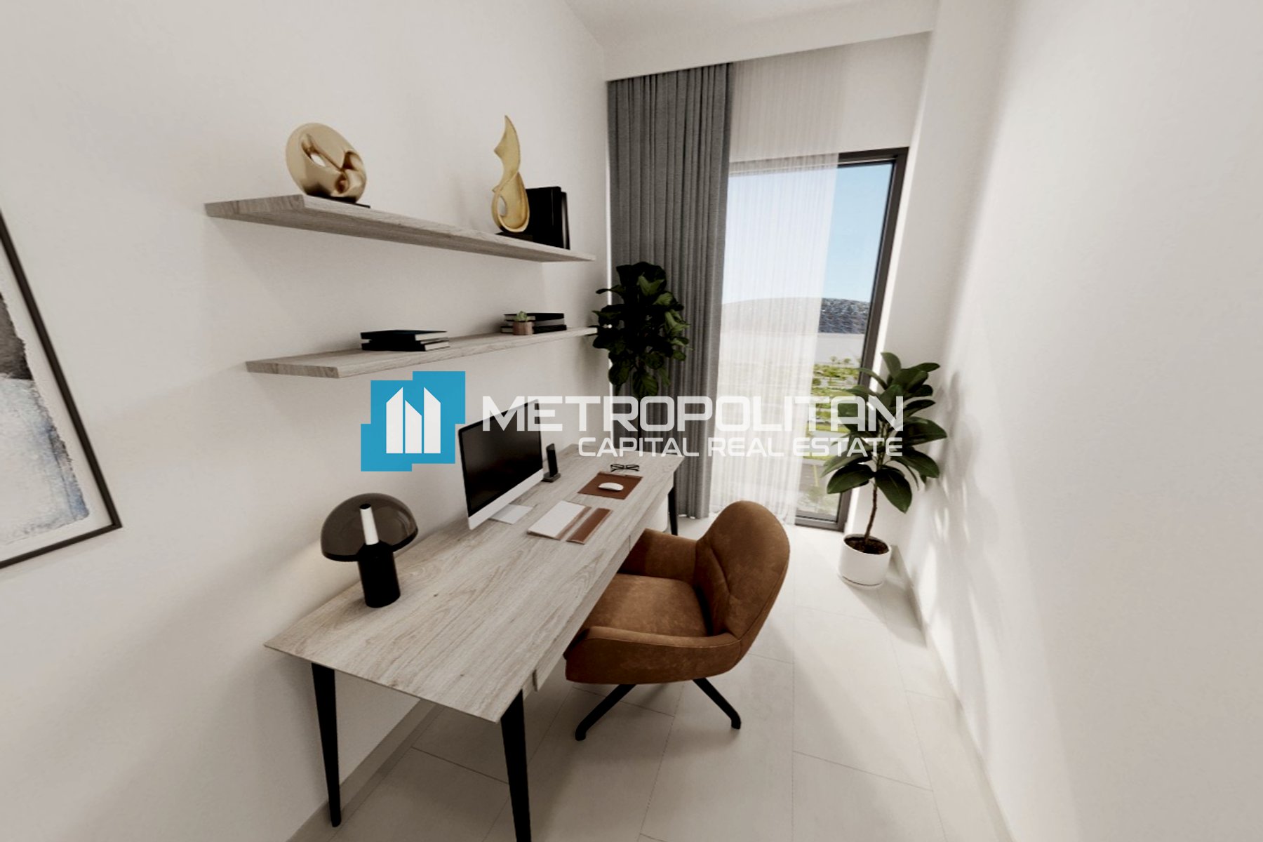 Full Sea and Louvre View| High Floor| 1BR w/ Study