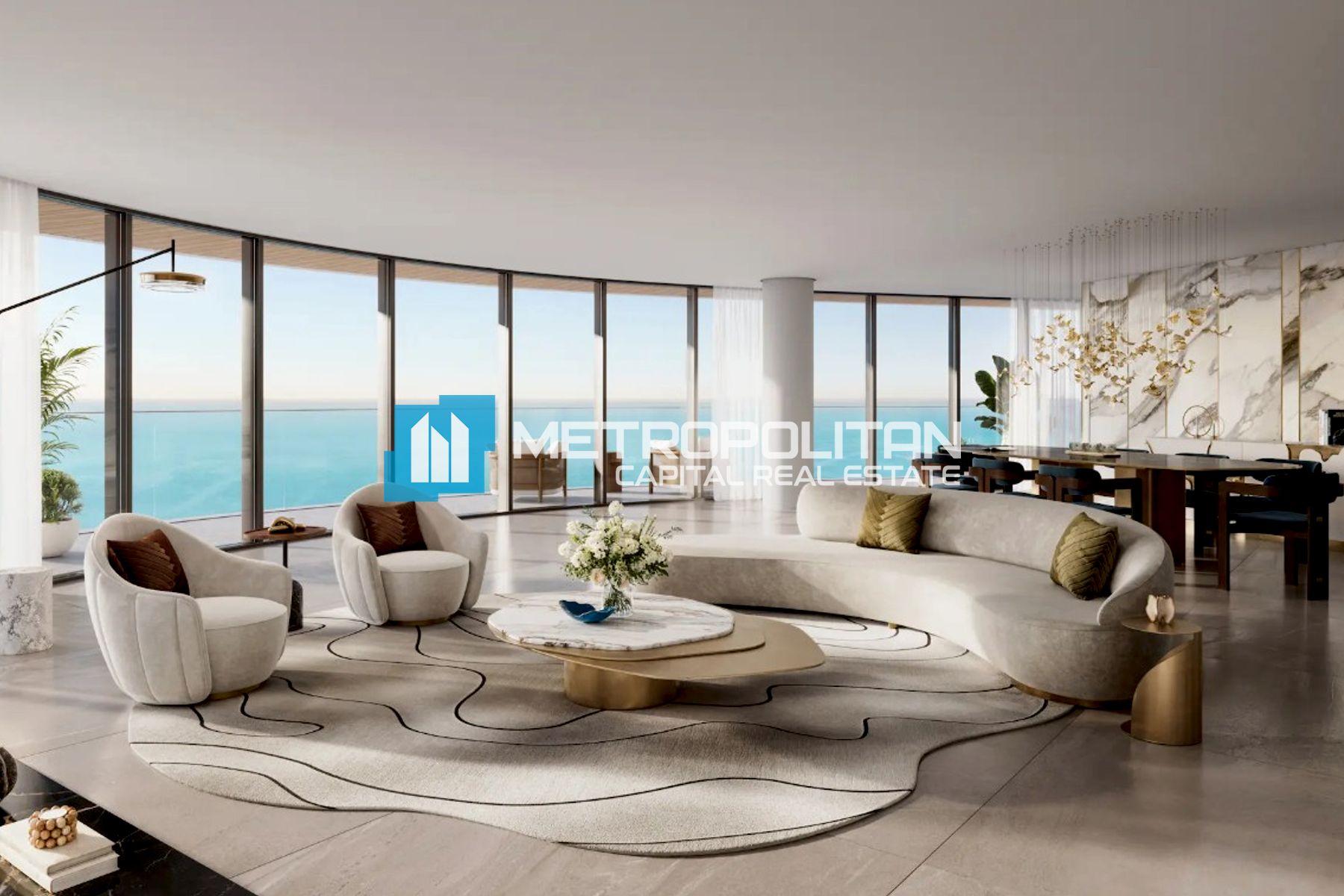 2BR with Sea View | 2 Balconies | Next to Corner