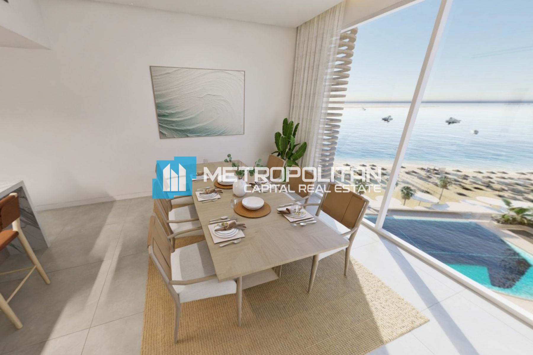Sea and Pool View | 2BR w/ Study | Luxury Living