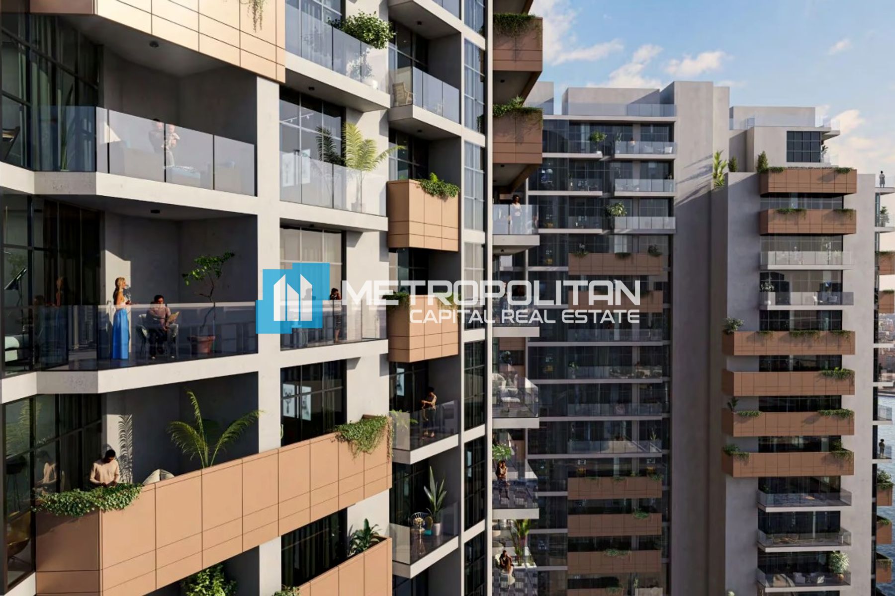 Canal and Pool View | High Floor 1BR | Fully Paid
