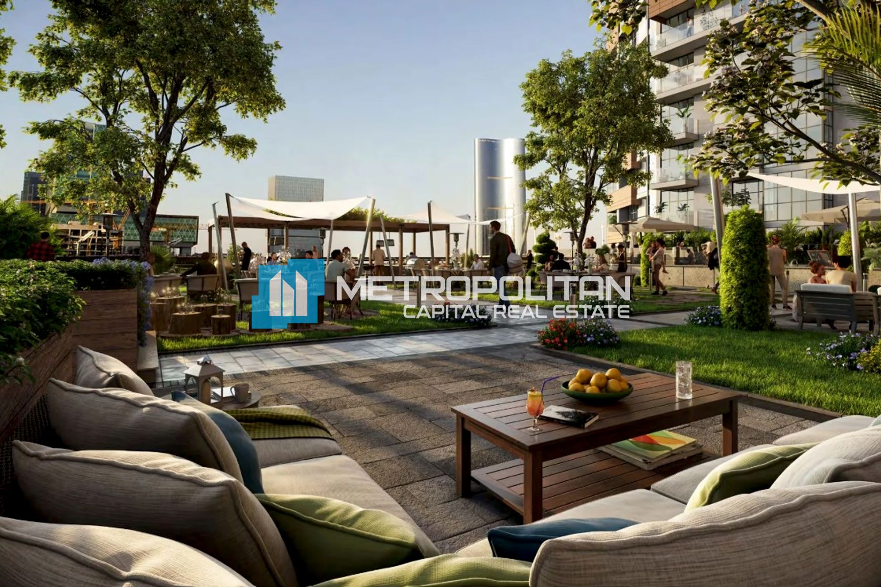 Canal and Pool View | High Floor 1BR | Fully Paid