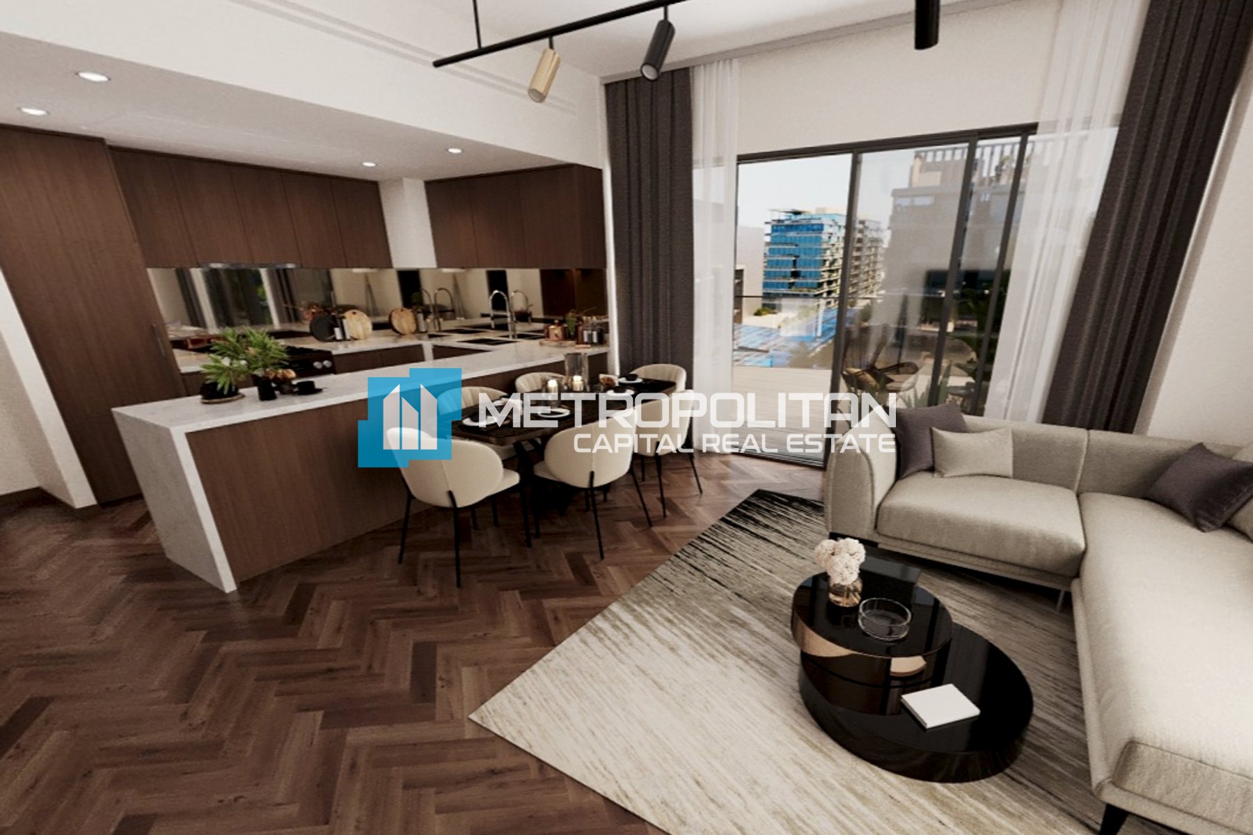 Grove Fountain Views | High Floor | Corner Unit