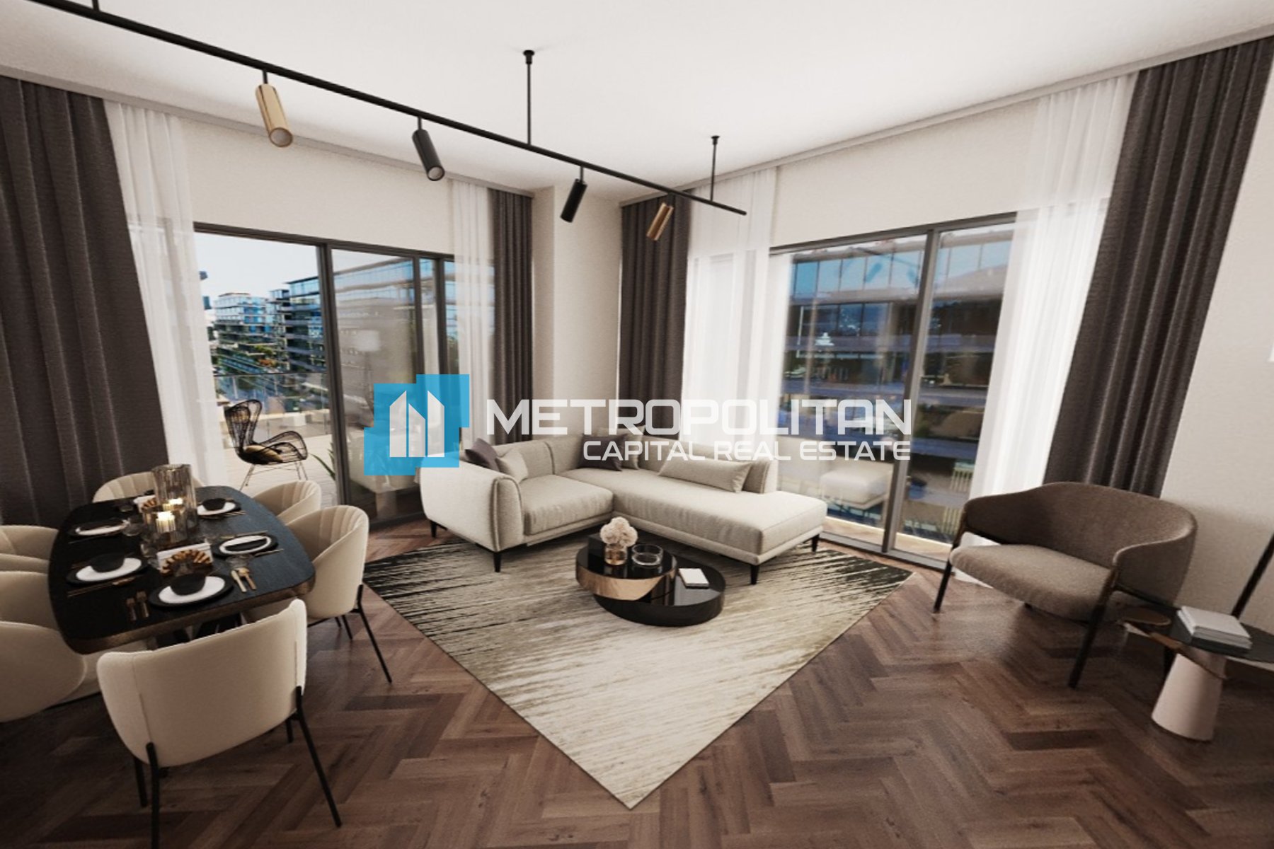 Grove Fountain Views | High Floor | Corner Unit