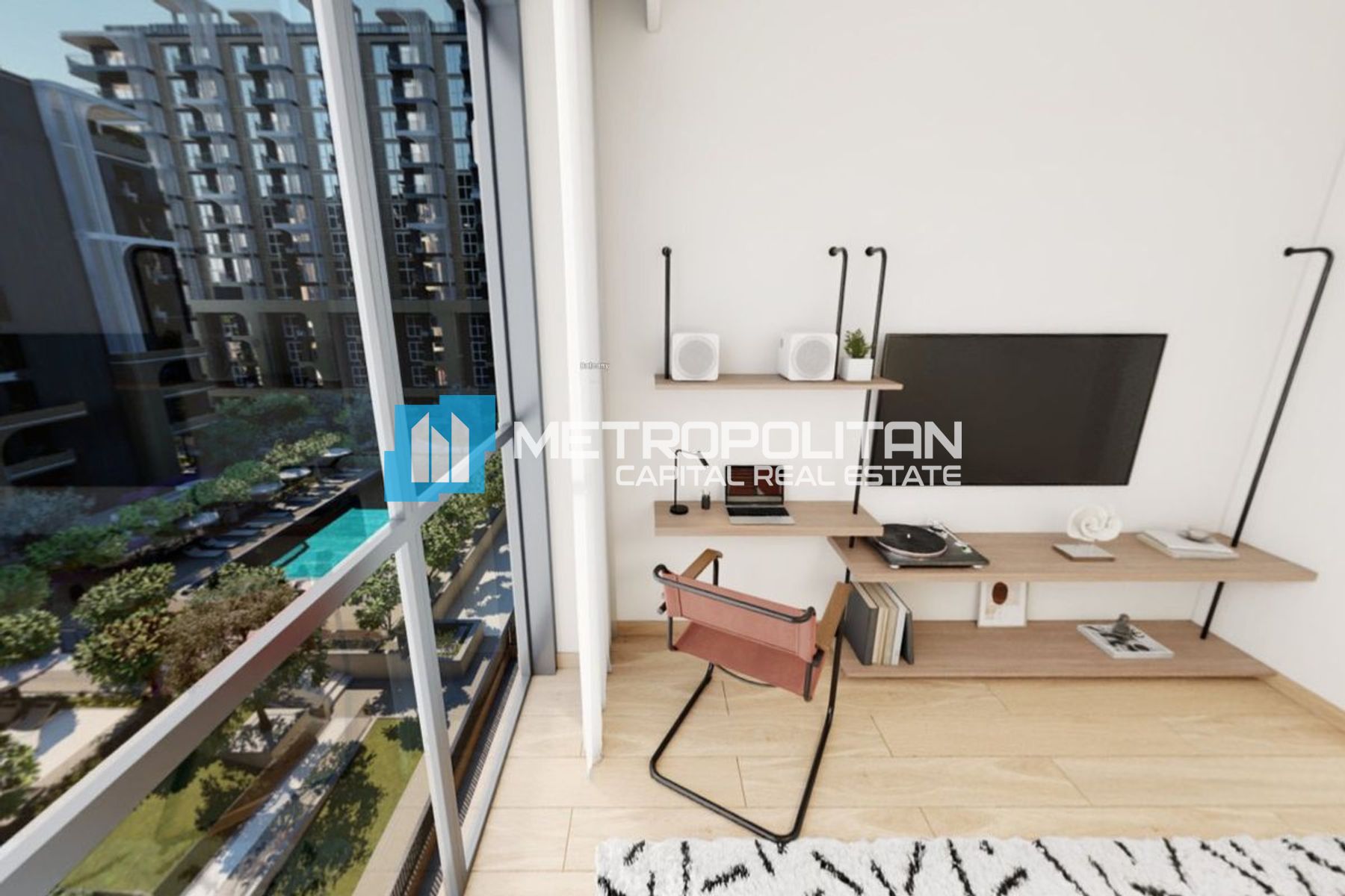 Pool View | 2BR w/ Study Room | OP+ADM Only