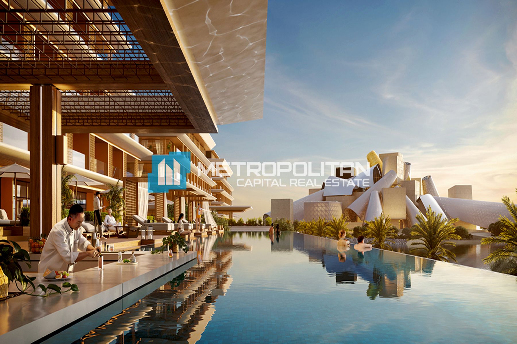 Corner 1BR | Partial Sea View | Luxury Living