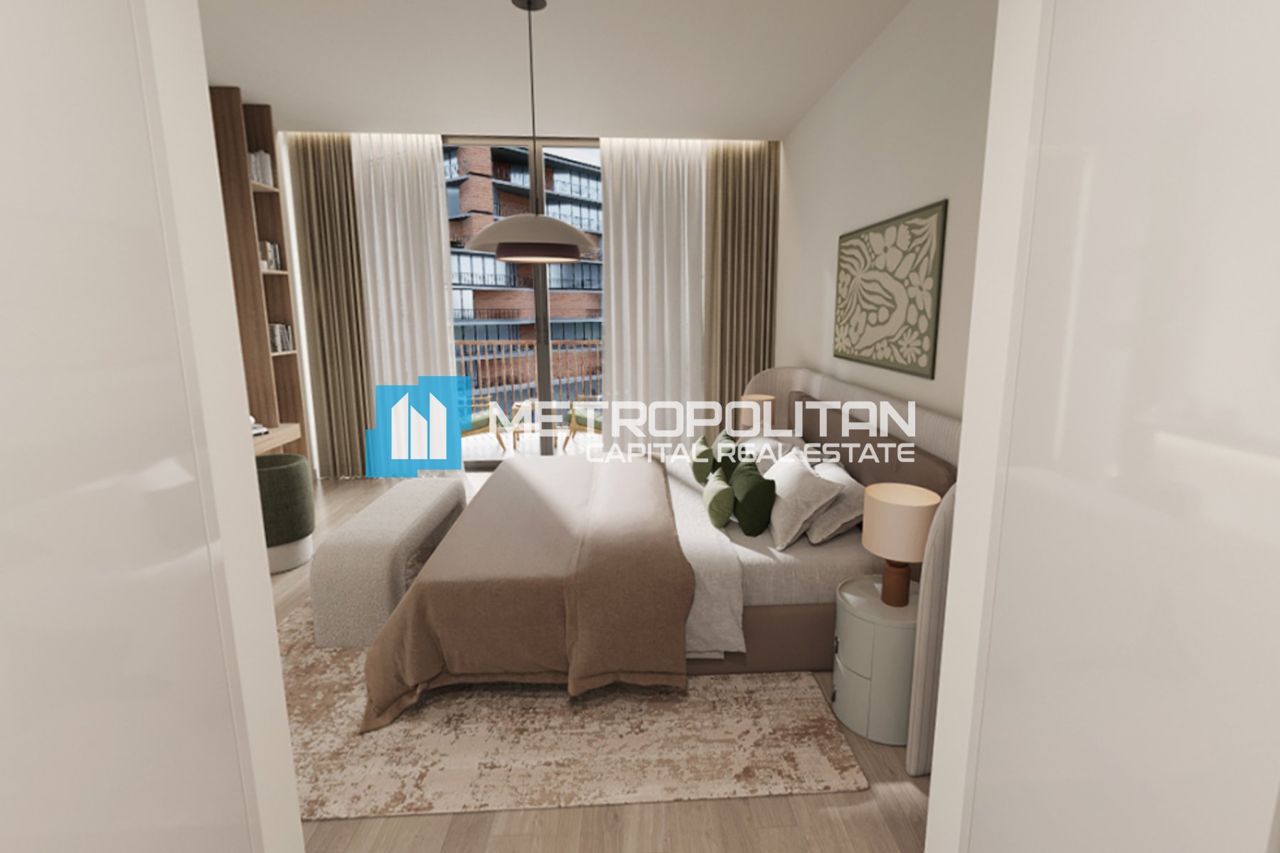 Road View | Resale 1BR w/ Balcony | Nearby Beach