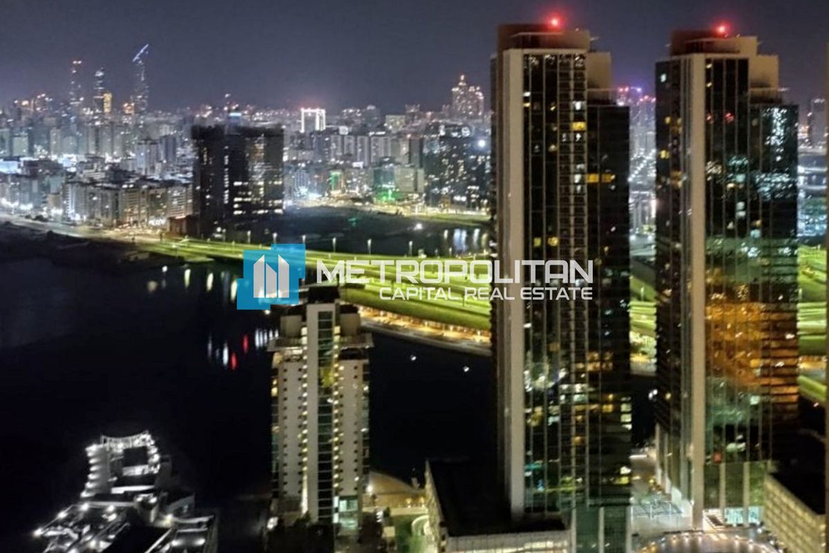 Skyline And Sea View| High Floor| 1BR with Balcony