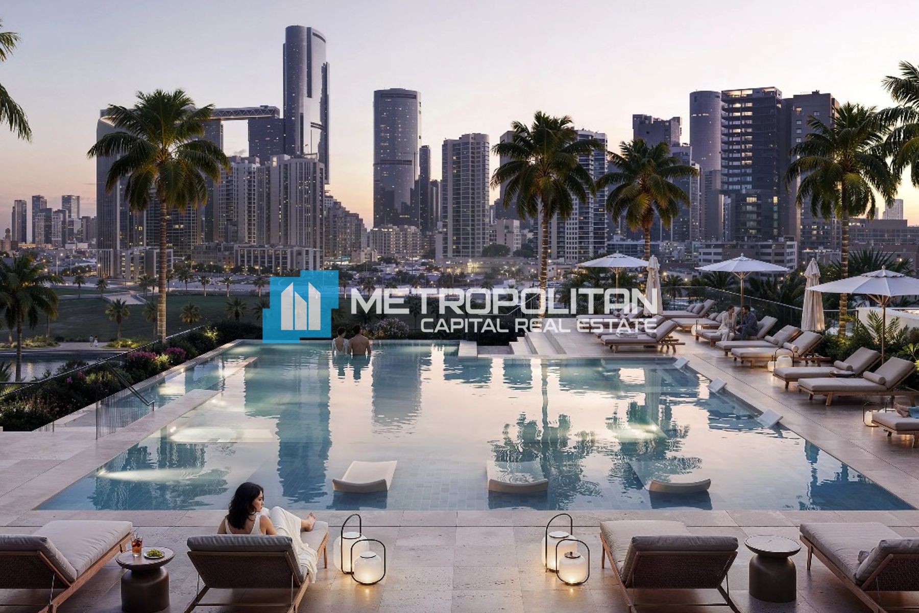 Sea View|Luxury 1BR+Balcony|High Floor|Waterfront