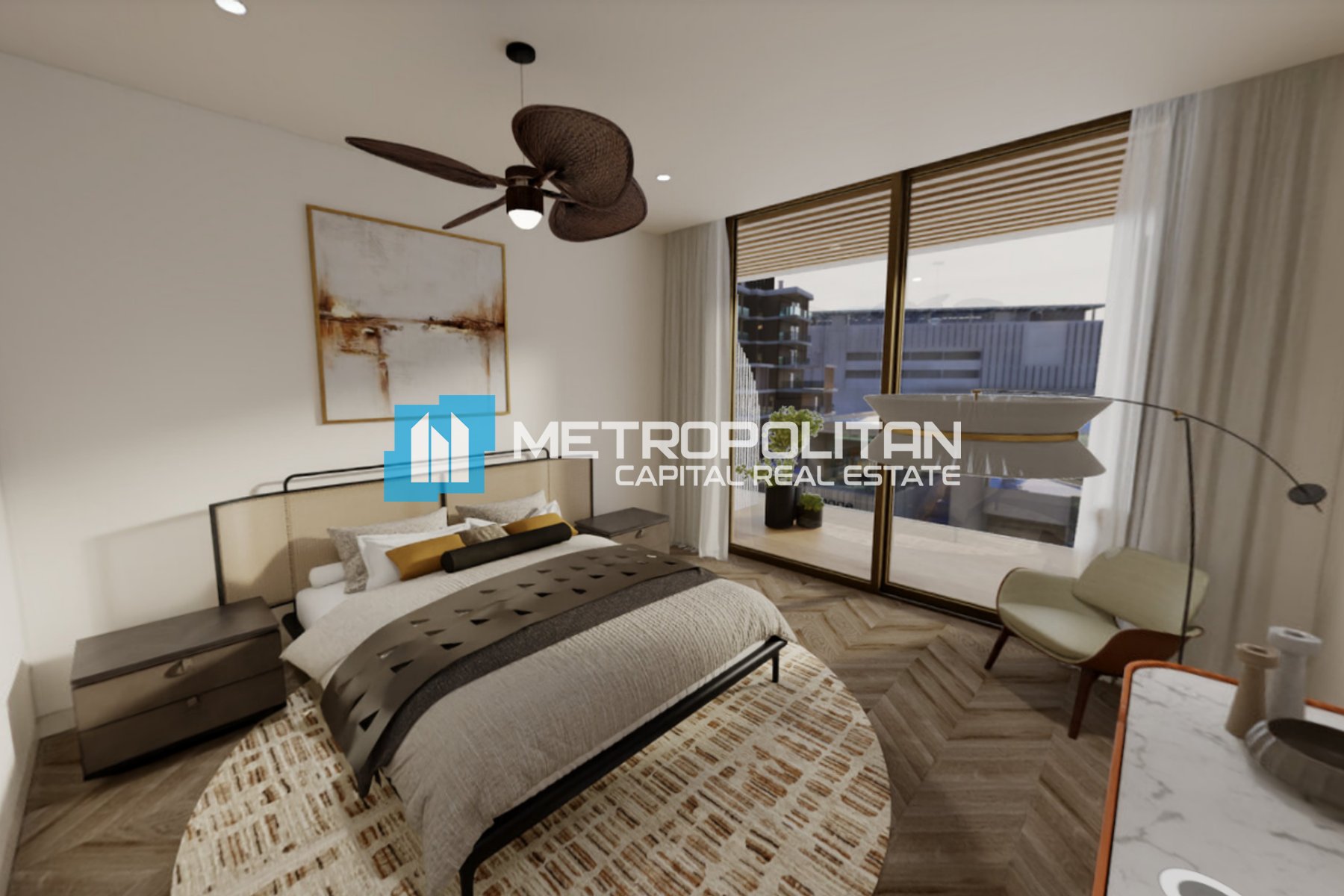 Partial Sea and Louvre View |Luxury 2BR w/ Balcony