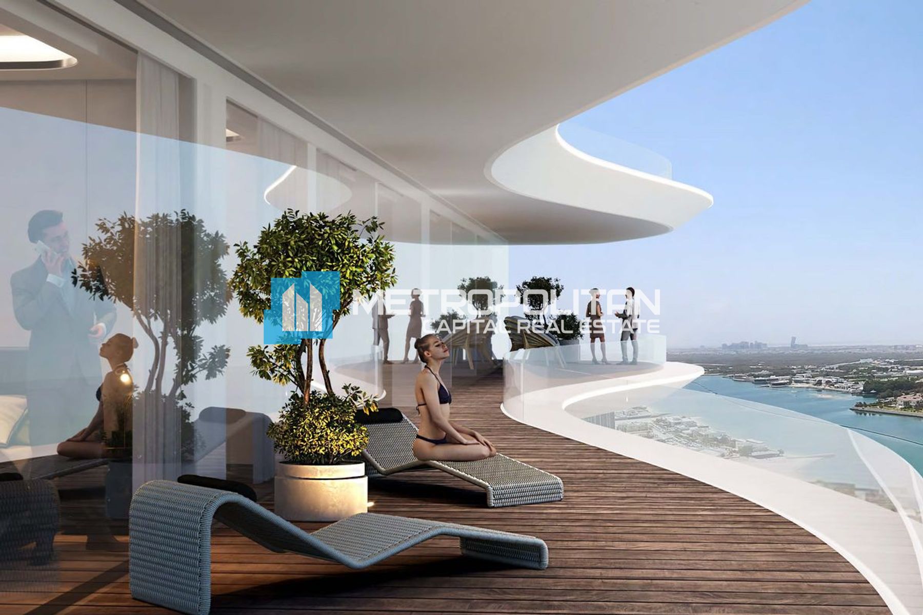 Sea View |3BR w/ Maids |Fully Furnished |top floor