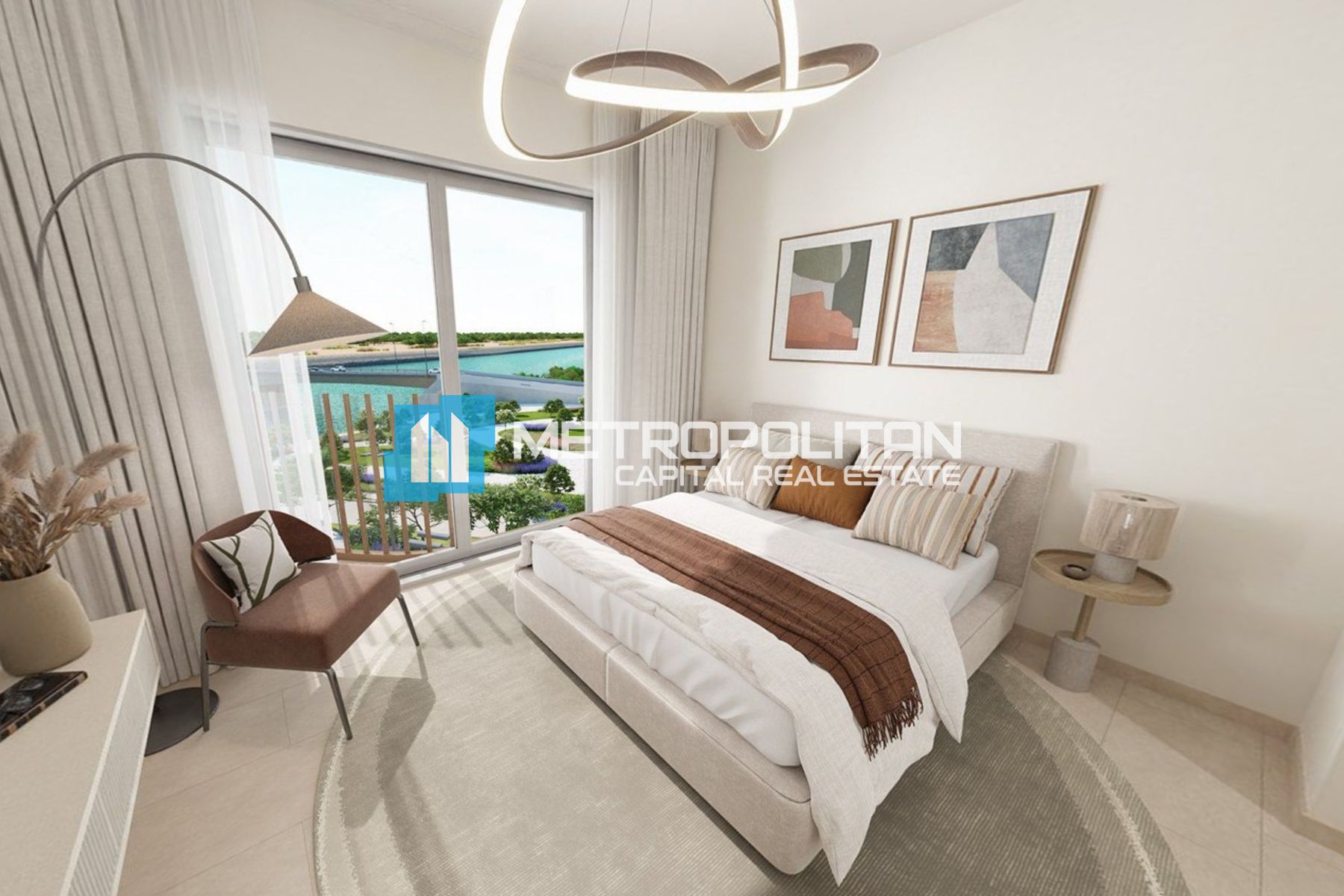 Canal View | 1BR+Balcony | Laundry Area | Freehold