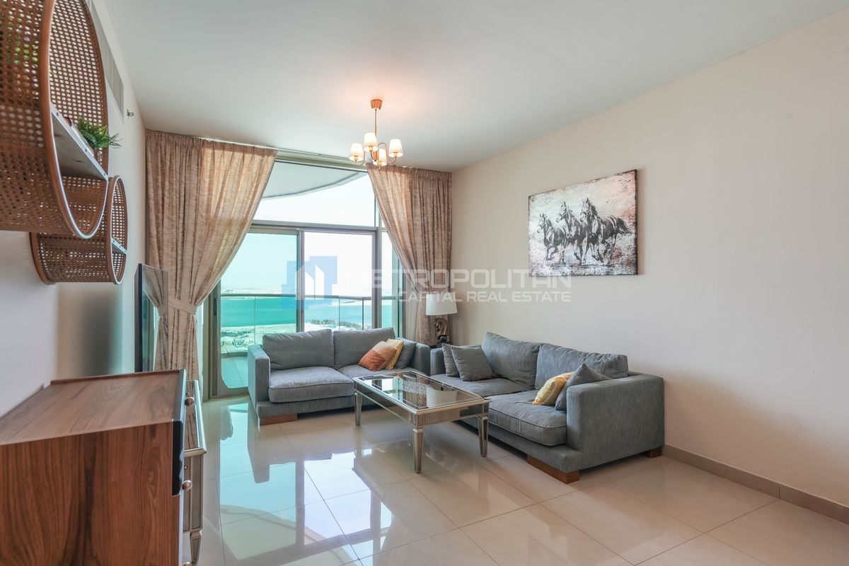 Sea View | High Floor 1BR+Maids | Top Amenities