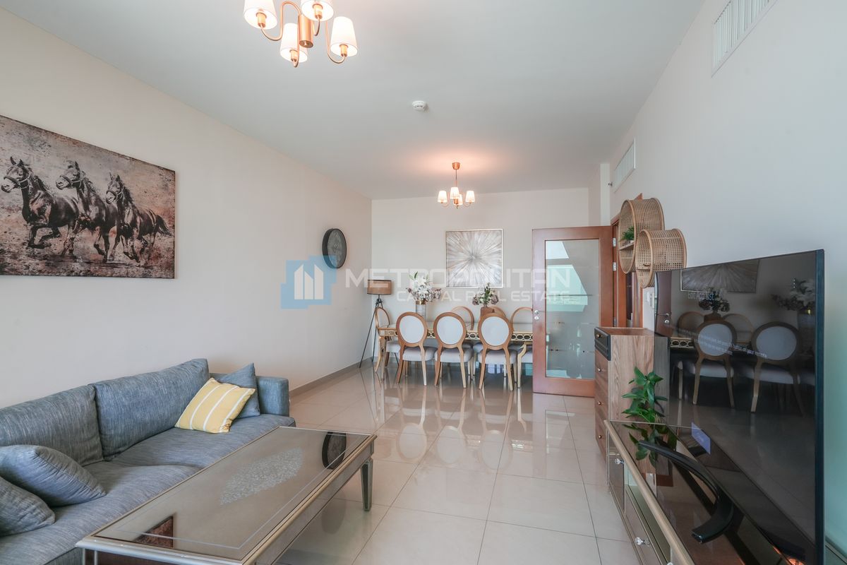 Sea View | High Floor 1BR+Maids | Top Amenities