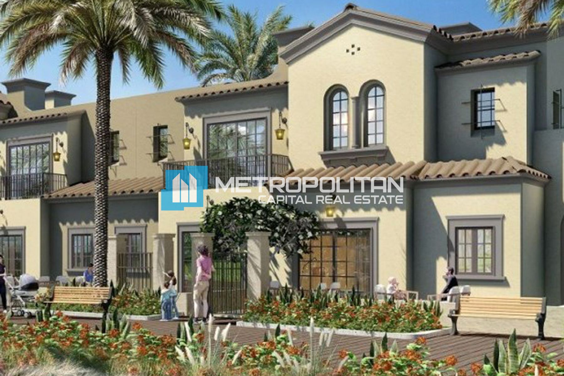 2BR Townhouse for Sale in Bloom Living, Khalifa City - MCS-44500