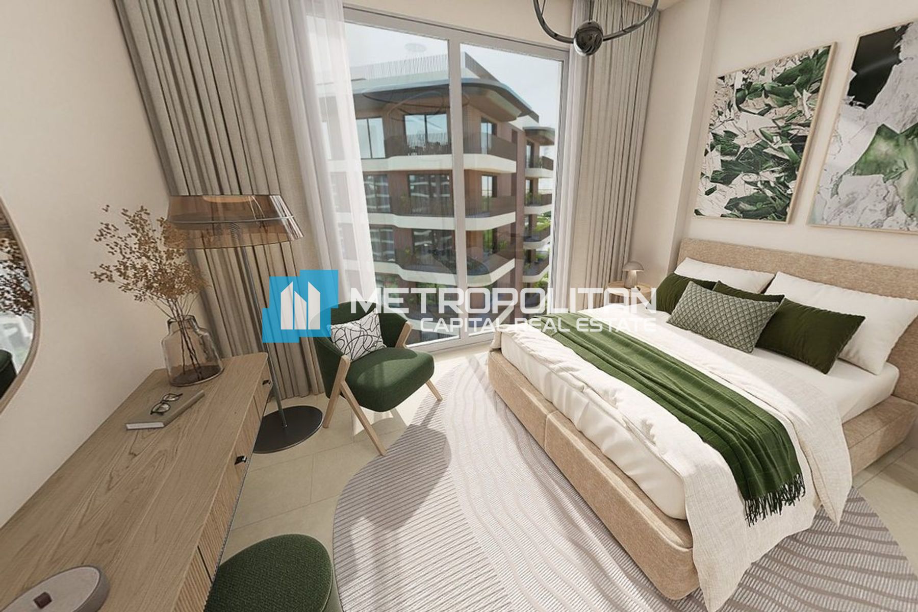 Partial Canal View | High Floor | 3BR with Balcony