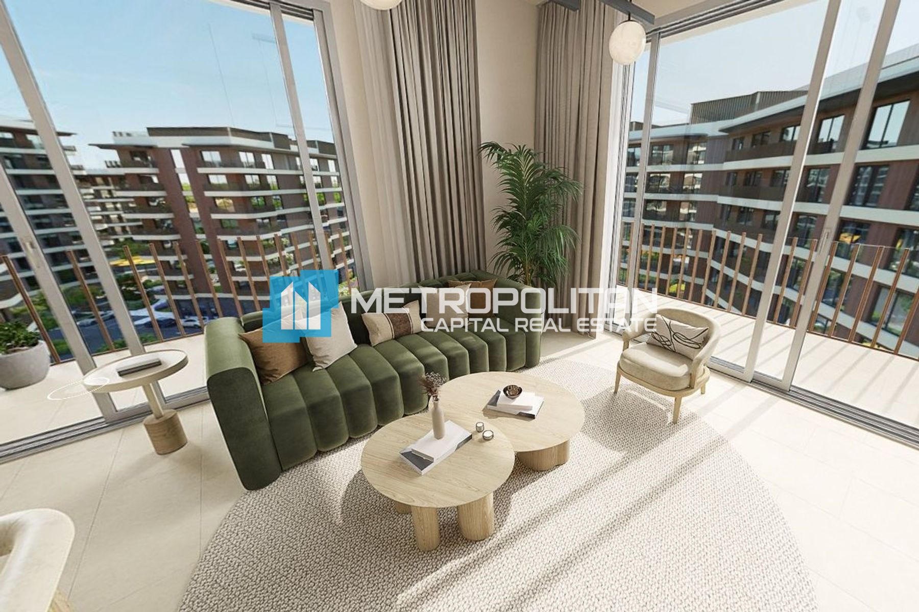 Partial Canal View | High Floor | 3BR with Balcony
