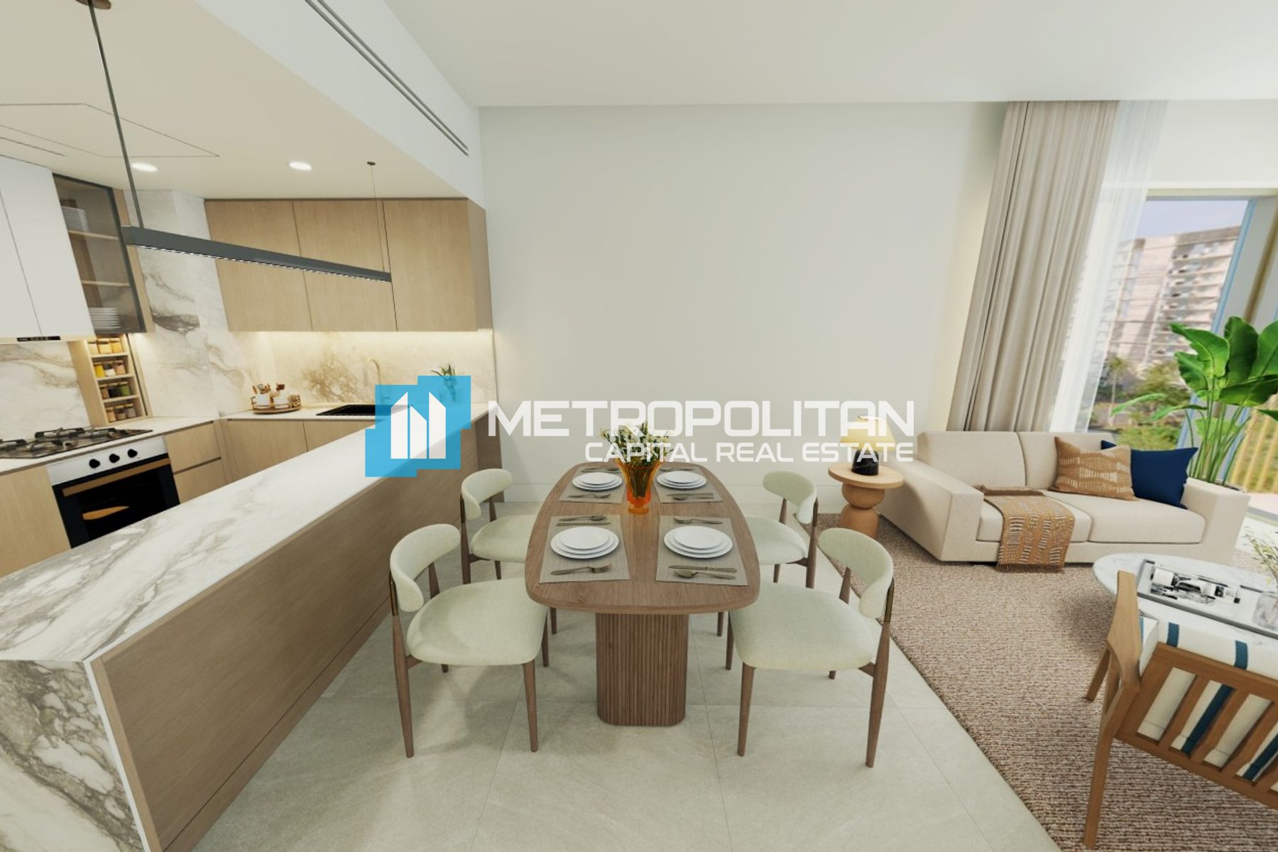 Low Premium |Partial Sea View |Next To Corner 1BR