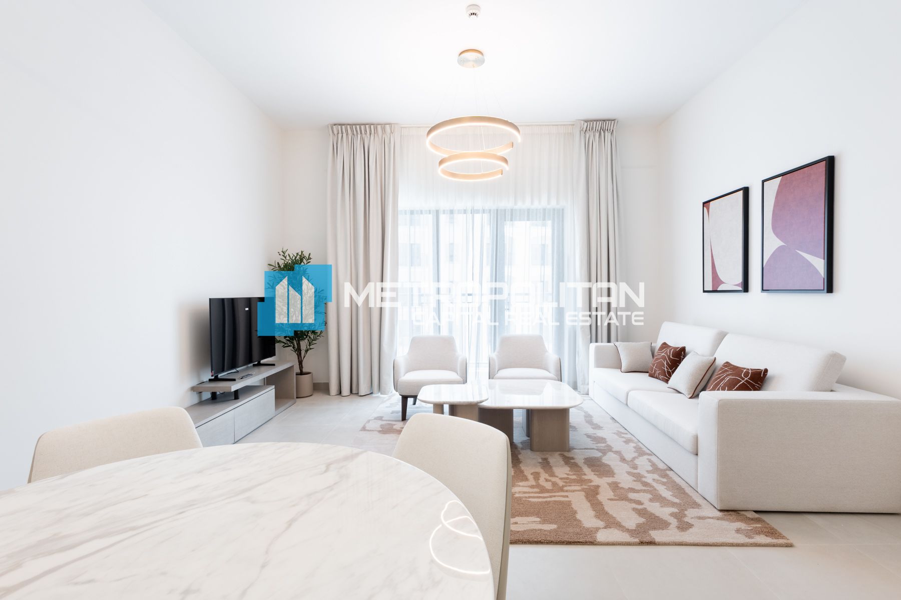 Partial Golf and Sea Views | 2BR | Fully Furnished