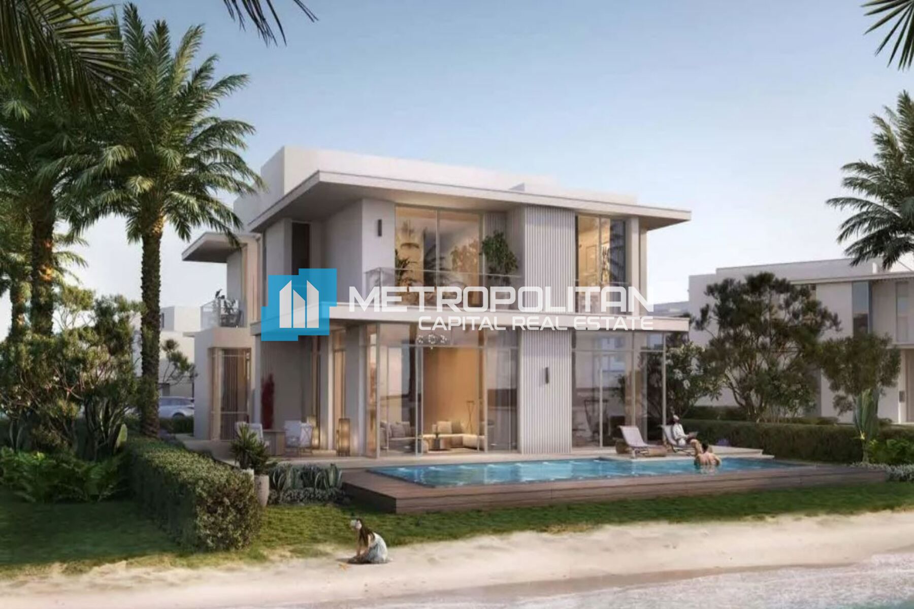 Single Row | Beachfront | Sea View| Private Pool