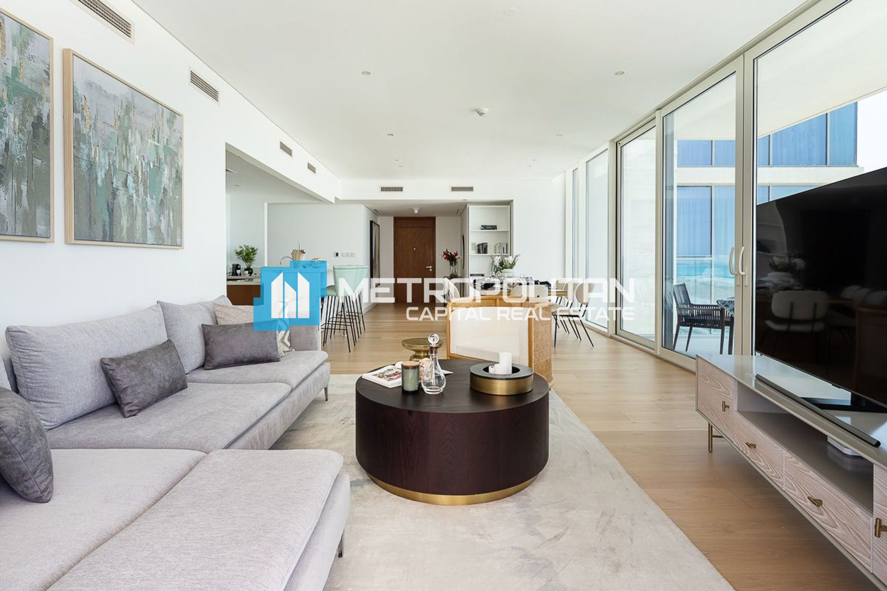 Full Sea View | Unfurnished | 2 Bedrooms + Maids
